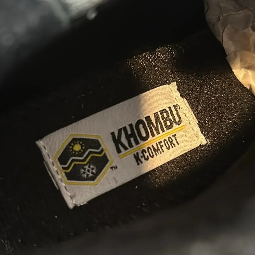 Khombu Megan Wide Width Waterproof‎ Front Zip Winter Boots Size 8.5W